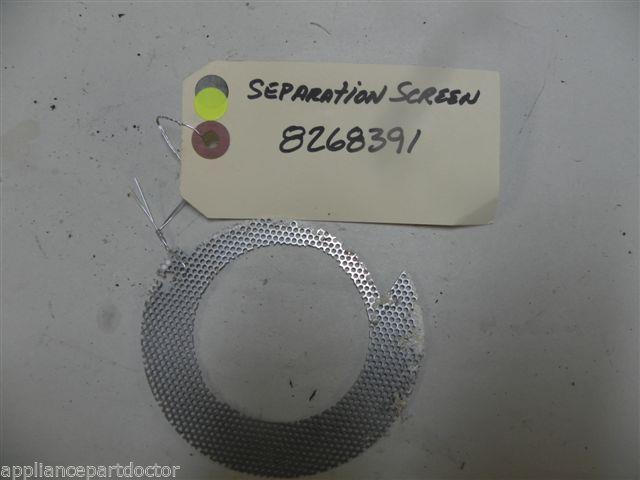 WHIRLPOOL DISHWASHER 8268391 SEPARATION SCREEN USED PART ASSEMBLY WHIRLPOOL DISHWASHER 8268391 SEPARATION SCREEN USED PART ASSEMBLY